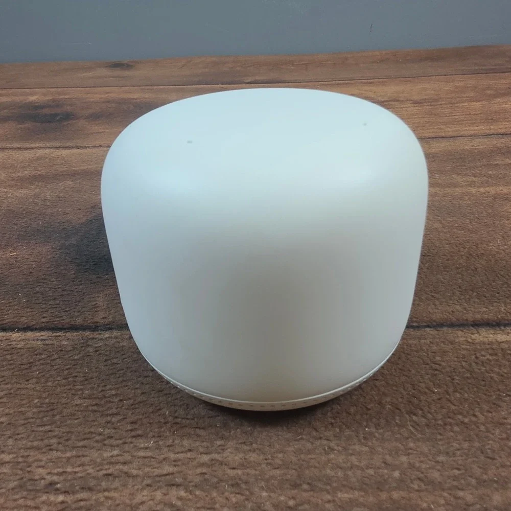 Google Nest Wifi Point Add-on Speaker H2E White Excellent Mesh Wi-Fi Extender